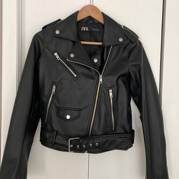 Zara Jackets & Blazers - Zara Faux Leather Jacket
